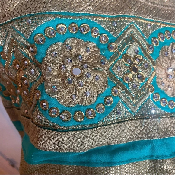 Child’s Handmade Sari Dress (Please see Measurements as there are no tags) - Picture 4 of 7